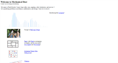 Desktop Screenshot of mechanicaldust.com